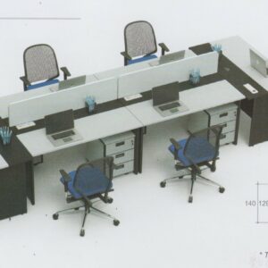 Meja Staff 6 Orang C